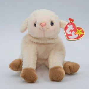 Ty Beanie Babies ""Ewey"" - Peluche de Cordero - 1999 - Imagen 1 de 4