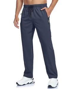 Mens Sweatpants Hiking Pants Elastic Waist Summer Breathable Quick Dry Athlet... - Picture 1 of 6