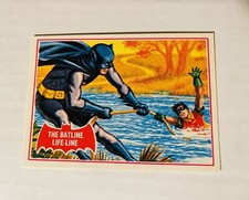 1989 Topps Batman Deluxe 1966 Reissue -The Batline Life Line Collectible Card Ex