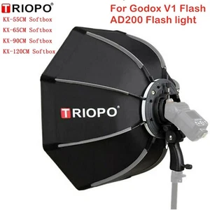 Triopo KX-55/65/90/120cm Octagon Umbrella Photography Softbox + Honeycomb Grid - Picture 1 of 18