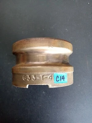 OPW Dover Corp 633-T-4 Tight-Fill Top Seal Adapter 4"x 4"  Brass - Image 1 of 4