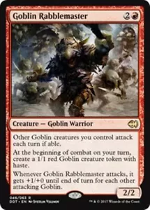GOBLIN RABBLEMASTER CASI NUEVO Merfolk vs Goblins Magic The Gathering Rojo - Goblin Raro - Imagen 1 de 1