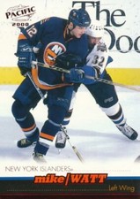 1999-00 Pacific RED #266 MIKE WATT - New York Islanders