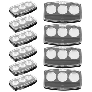 10 Pcs Lidschatten-Box Leeres Lidschattenetui Make-up-Palette Mit Gitter - Bild 1 von 12