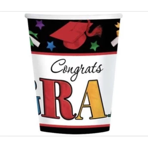 Dare to Dream Graduation Cups 18ct 9oz - Picture 1 of 3