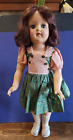 Gorgeous 1950'S  Ideal P-93 Toni Doll 21" With Tagged Dress