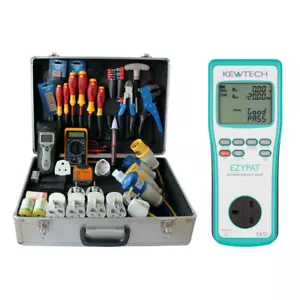 Kewtech EZYPAT tester PAT a batteria con kit ProTech PPK202 KIT5C - Foto 1 di 4