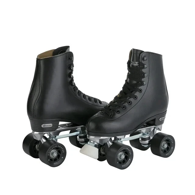 Chicago Men's Quad Roller Skates Crs805 Black Classic Rink Skate Size 7