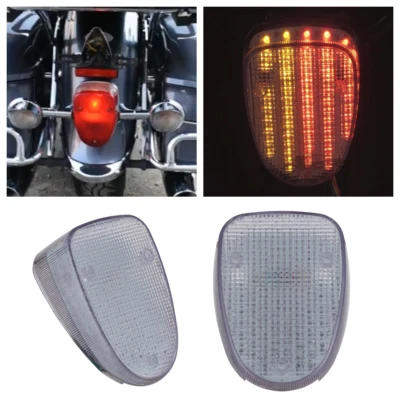 Fit YAMAHA XVS650 V-Star XVS1100 LED Rear Lamp Brake Taillight Int.Turn Signal - Image 1 of 4