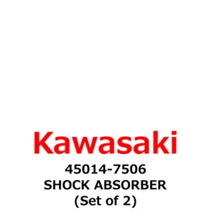 【NEW】Kawasaki Genuine 2011-2016 KAF400 SHOCK ABSORBER (Set of 2) 45014-7506 - Picture 1 of 1