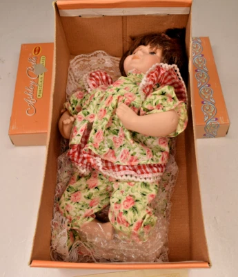 Vintage Ashley Belle Ciara Porcelain Keepsakes Doll With Certificate, Box 12" - Image 1 of 4