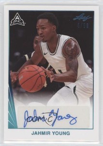 2021-22 Leaf Memories 1990 Base Auto Platinum /99 Jahmir Young #BA-JY1 Auto