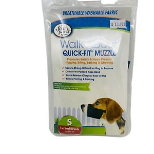 Four Paws Walk about Quick Fit Muzzle Size Small for Small Breeds