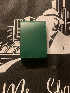 ROLEX CAJA DE VIAJE SOPORTE RELOJ VERDE NUEVO GENEVE SUISSE - Imagen 1 de 11