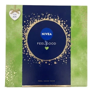 Nivea Feel Good Geschenkset - Bodylotion, Pflegedusche, Deo Roll-On, Shampoo - Bild 1 von 12