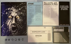 SUSPENDED - Atari 400/800 Computer Infocom Video Game 5.25 Disk & Extras TESTED! - Picture 1 of 1