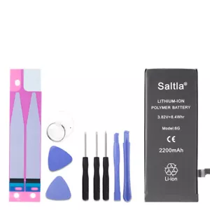 2200mAh High Capacity Replacement Internal Battery for iPhone 6 Apple + Tool Kit - Picture 1 of 6