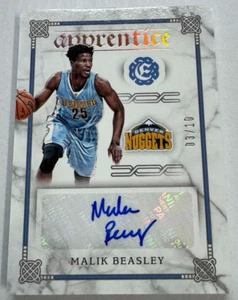 2016-17 Panini Excalibur Malik Beasley Azubi Rookie Auto Holo Gold /10 - Bild 1 von 1