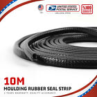 MGT 10 Meters Universal Car Rubber Waterproof Strip Seal Edge Protector Black