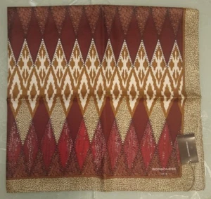 BORBONESE FOULARD DONNA 85x89 DI SETA 100% ORIGINALE E NUOVO! - Foto 1 di 10