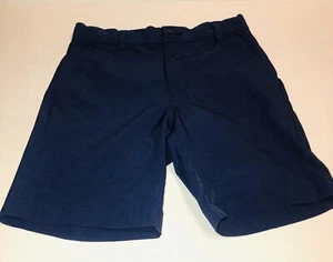 EUC Boys Vineyard Vines Performance Flat Front Navy Blue Shorts - 8 - Picture 1 of 3