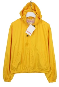 ASPESI Nord Jacket Men's MEDIUM Full Zip Hooded Mesh Lined Lightweight Yellow - Picture 1 of 8