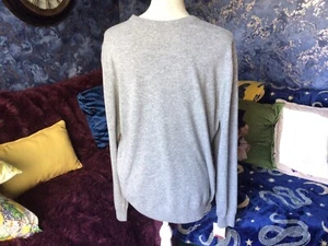 New With Tags Mens Pierre Balmain Jumper with Cashmere & Wool in Grey UK Large  - Picture 1 of 10