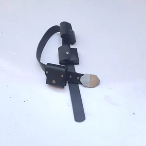 Luke Skywalker Jedi Belt, saber clip &3 pouches in black Cosplay Jedi Belt - Picture 1 of 6