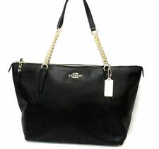 100 Authentic Coach F29007 Pebble Leather Ava Chain Tote Bag 29007 Receipt