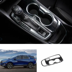 For Chevy Equinox 2018-2023 Black Titanium Center Console Gear Shift Panel Trim - Picture 1 of 10