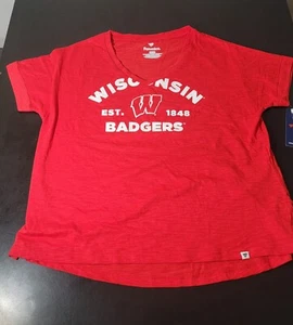 Fanatics NCAA Wisconsin Badgers Women's T-shirt Medium - Picture 1 of 9