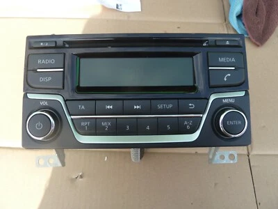 Nissan Juke F15 Radio Autoradio CD Visteon G13-W2DIN 28185-BV80A Mit CODE (3) - Bild 1 von 4