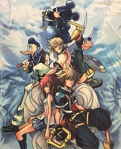 Disney Kingdom Hearts AOP T-Shirt Mad Engine Inc Topolino Paperino Taglia Uomo Medium - Foto 1 di 6