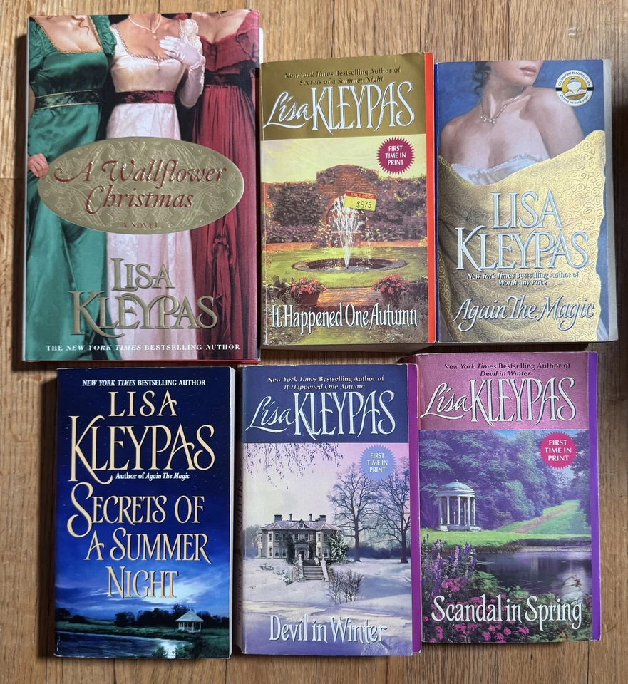 Полный комплект НАСТЕННЫЕ ЦВЕТЫ 1-6 Лиза Клейпас лот 4 шага назад - Изображение 1 из 1