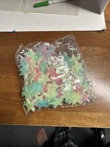Glow In The Dark Fluorescent Stars Approx. 350 Stars With 3D Stickers (270) - Picture 1 of 5