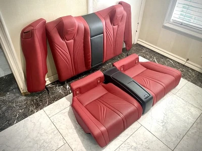 LEXUS RC F COMPLETO ASIENTO TRASERO CIRCUITO CUERO ROJO Foto 1 de 4