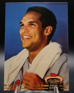 1992 Stadium Club Member's Choice #592 David Justice NM - Picture 1 of 2