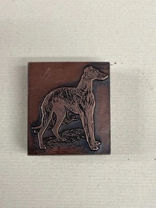 Dogs, Print Blocks, Greyhound, SMALL SIZE!! 1/2" x 1 " - Picture 1 of 5