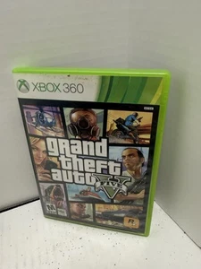 Grand Theft Auto V 5 (Microsoft Xbox 360 2013) Complete In Box With Map & Manual - Picture 1 of 3