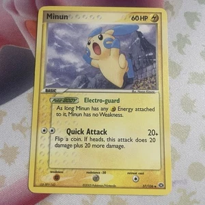 EX Emerald - Minun- 37/106 - UC - Pokemon - Picture 1 of 2