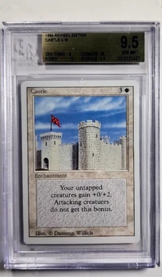 1994 MTG Magic the Gathering Revised Castle Vintage Card BGS 9.5 Gem Mint POP 7 - Image 1 of 3