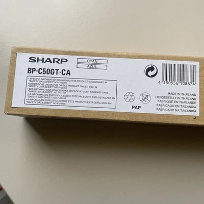 Original Sharp MX-C38GTC / Toner blau. Cyan in OVP - Bild 1 von 2