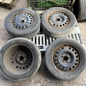 Opel Meriva-A Bj. 2004 Diesel 4 Felgen mit  Winter Reifen 2,6 Und 6 mm N8486 - Bild 1 von 22