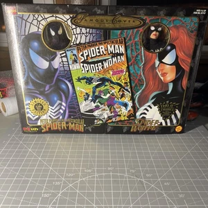 Vintage Marvel Spider-Man & Spider-woman 1998 ToyBiz serie copertine famose 🔑 - Foto 1 di 11