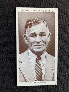 1938 Churchman Boxing Personalities Card # 45 Ted Broadribb (EX) - Picture 1 of 3