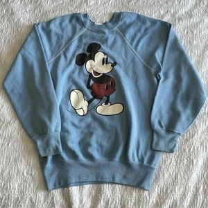 Disney Casuals Vintage Pullover Sweater Mickey Mouse Size Medium USA 80s 90s - Picture 1 of 5