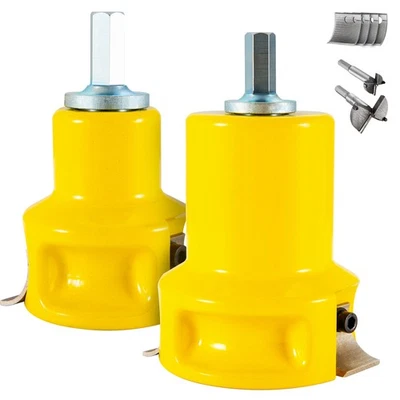 Tenon Cutter Log Furniture Kit 1"/25.4mm & 2"/50.8mm w/ Curved Blades DIY - Image 1 of 4