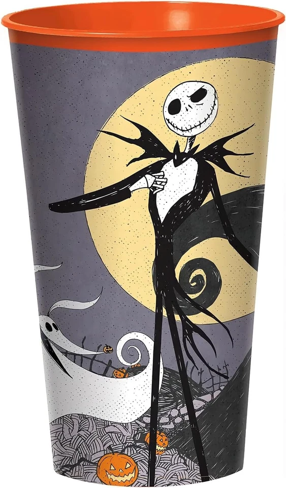 Pumpkin King Nightmare Before Christmas Halloween Party Favor 32 oz. Plastic Cup - Image 1 of 1