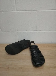 Ecco Black Sandals Size 9 UK - Picture 1 of 6
