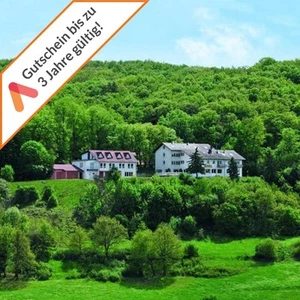 Kurzurlaub Pfalz 5 Tage Burg Hotel 2 Personen 4-Gang Dinner Gutschein Wellness - Picture 1 of 12